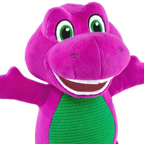 Fisher-Price Barney's World Plush 8" Barney Purple Dinosaur Stuffed Animal - Picture 3 of 9